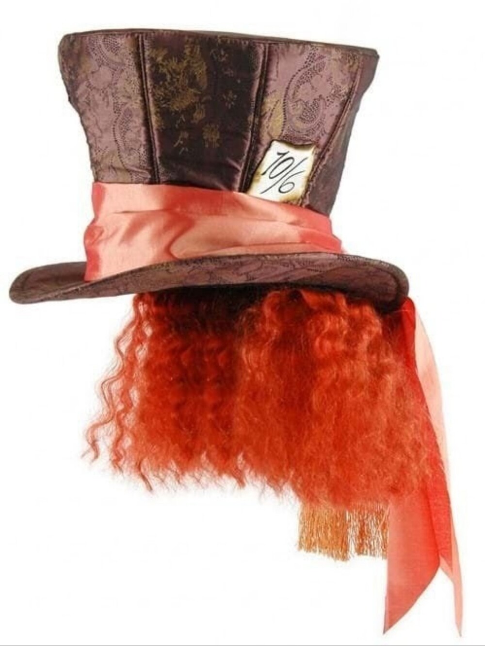 Disney Mad Hatter Costume Hat With Hair